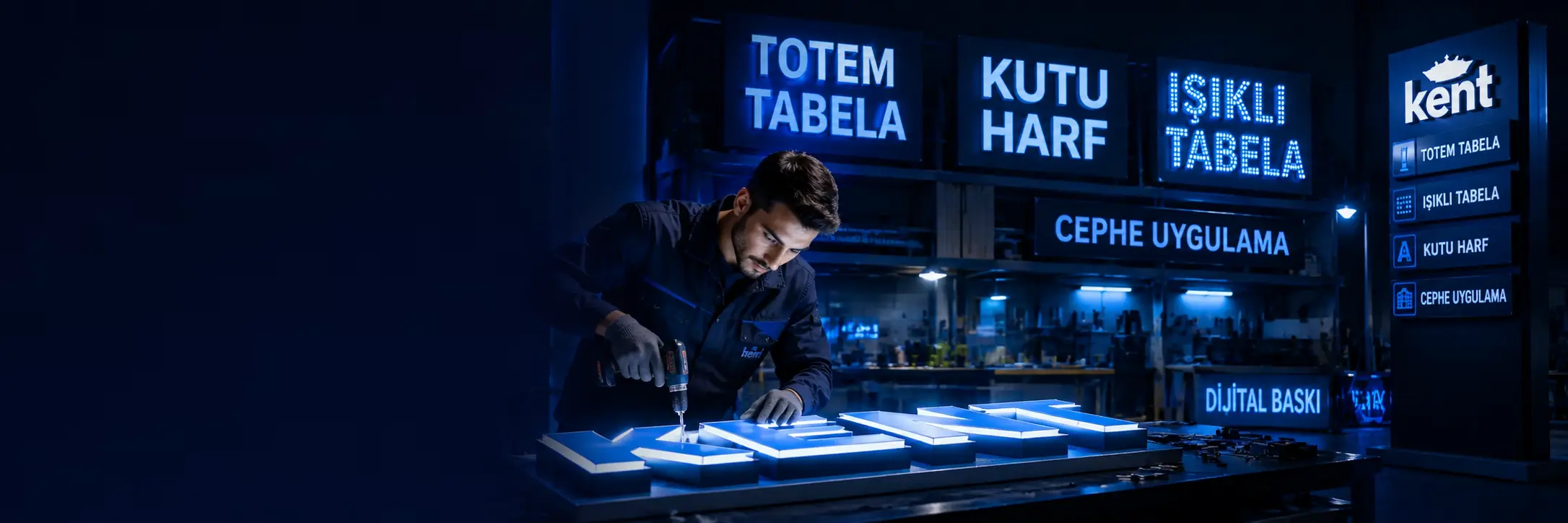 Konya Totem Tabela İmalatı ve Pilon Reklam Sistemleri